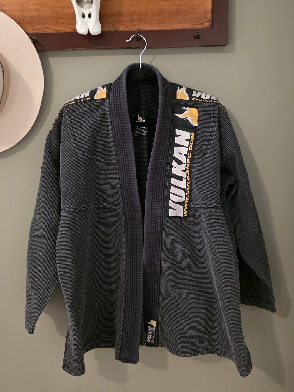 Vulkan Jiu Jitsu Pro Fight Robe Jacket Size A2